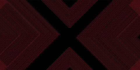 Aufkleber - 3D glowing red techno abstract background overlap layer on dark space with letter x effect decoration. Modern graphic design element future style concept for banner, flyer, card, or brochure cover.