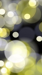 Poster - Animation of light spots over black background