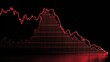 © Thipsuda - Red stock market graph, financial data analytics, business loss