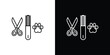 © Annimo - Pet grooming icons graphic design vector symbols. icon Eps10.