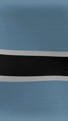 Poster - Animation of abstract geometric pattern with wavy black and white stripes on blue