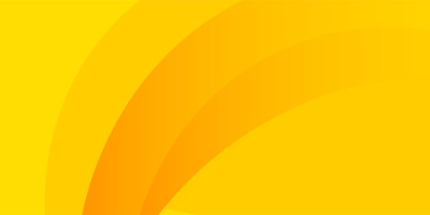 Aufkleber - Abstract yellow background with curved gradient lines in vibrant warm tones. Bright and modern design ideal for banners, presentations.