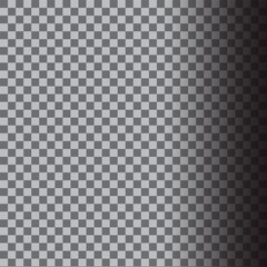 Poster - Checker gradient background. Transparent grid pattern. Dark side fade. Vector backdrop texture.
