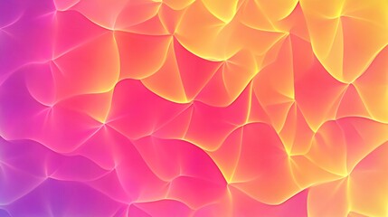 Poster - Abstract Background with Geometric Shapes and Vibrant Gradient Colors