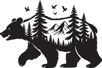  Powerful Grizzly Bear Silhouette

Gentle Brown Bear Illustration

Majestic Wild Bear Vector

Minimalist Polar Bear Design

Fierce Black Bear Outline