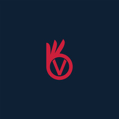 Aufkleber - Abstract Minimalist OK Hand Sign Vector Illustration for Social Media