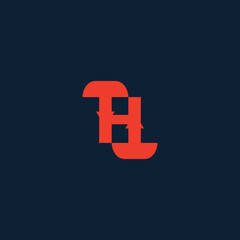 Poster - Interlocked Alphabetic Logo Displaying Creative Design Style and Modern Aesthetic