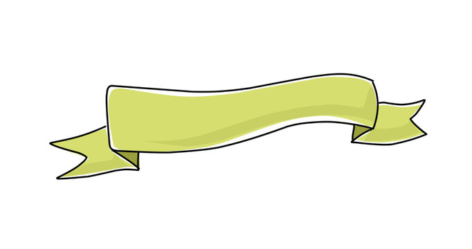simple ribbon vector illustration design with blank text.eps