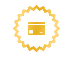 Fototapete - card price tag discount sale promo gold vector illustration