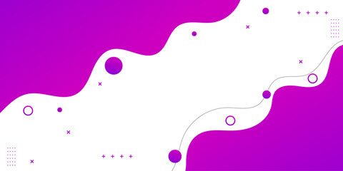 Fototapete - Abstract gradient purple wave style, Minimalist background gradient purple