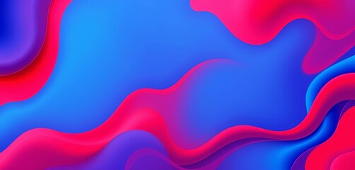 Wall Mural - Abstract blue and red social media interface design elements, interaction, graphic