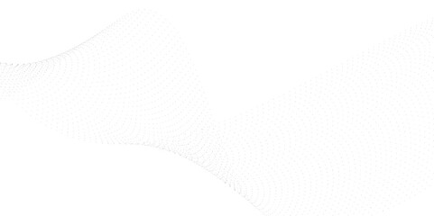 Poster - Dotted wave lines background. Black halftone undulate pattern. Curved dashed gradient design element for poser, banner, presentation, booklet.