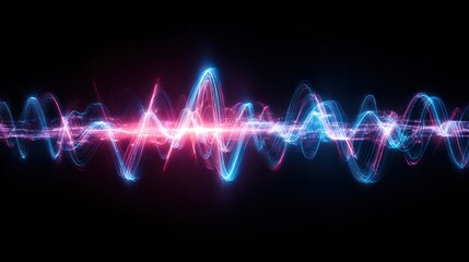 Poster - Abstract energy wave pattern