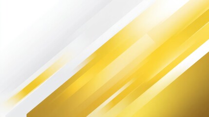 Poster - Abstract geometric background with diagonal lines of yellow and white