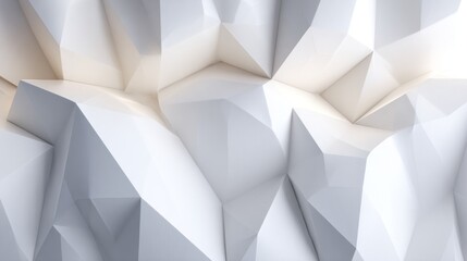 Poster - Abstract geometric pattern of crumpled paper