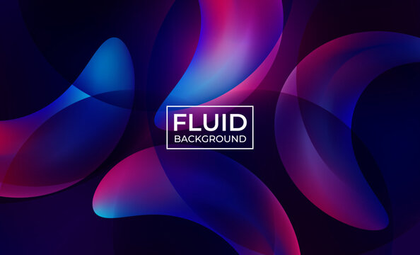 Blurred Fluid Gradient Background Abstract Vibrant design