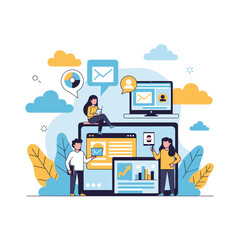 Poster - Collaboration and communication with digital devices