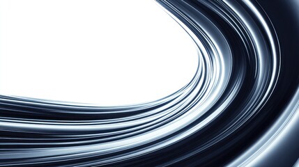 Poster - Abstract swirling curves
