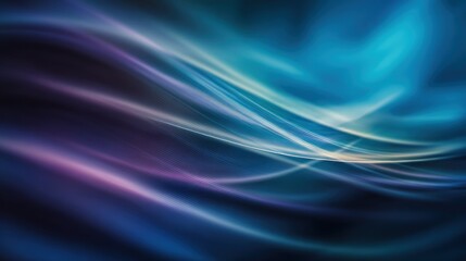 Poster - Abstract swirling design with vibrant blue and purple hues