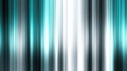 Poster - Abstract vertical stripes of teal, white, and gray