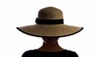 © wiro - Woman wearing a wide-brimmed straw hat (1)