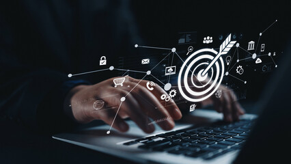 Poster - Target audience analysis, customer segmentation, personalized marketing, audience targeting strategies, and marketing efficiency improvement through smart customer profiling. Elide