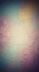 Poster - Delicate pastel texture background with cracked paint and soft color gradients of pink and blue