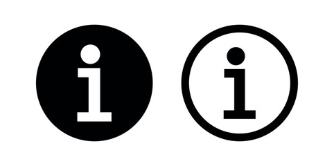 Aufkleber - Information icon. info icon png and vector illustration on transparent background