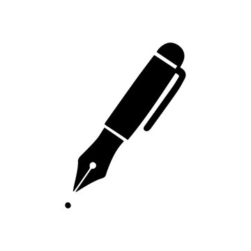 The signature symbol icon design. illustration isolated on white background