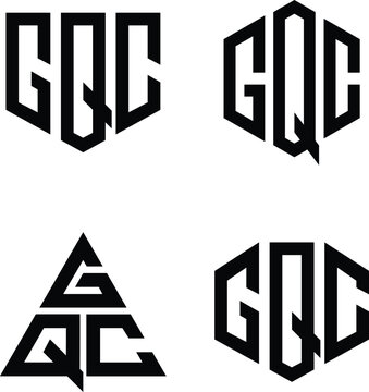 GQC Lettermark Variations Geometric Logo Concepts