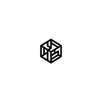 Geometric cube showcases structure in minimalist design on plain backdrop