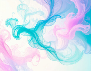 Poster - smoke pastel colour abstract background design