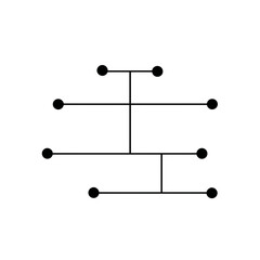 Poster - Abstract figure displays connections symmetrically against clean background showing structural layout