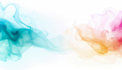 Poster - smoke pastel colour abstract background design