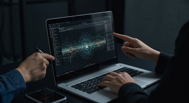 Laptop collaboration security discussion