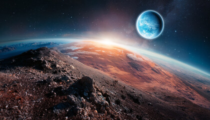 Wall Mural - planet in space