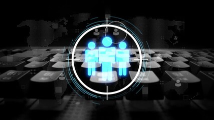 Poster - Target audience analysis, customer segmentation, personalized marketing, audience targeting strategies, and marketing efficiency improvement through smart customer profiling. Muxer