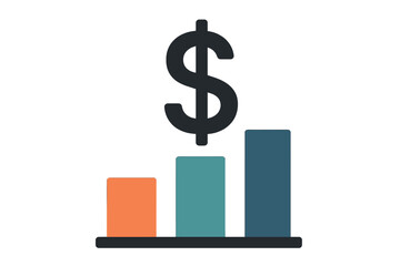 Poster - The revenue icon is a premium design from the crowdfunding icon collection, focusing on UI and UX with a pixel-perfect finish, suitable for various uses including web design, apps, software, and