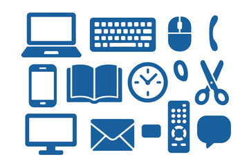 Poster - Vector illustrations for business purposes are available, featuring concepts related to project development, management, and banking, suitable for web banners and social media