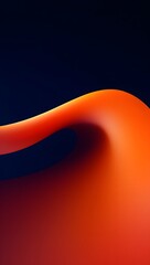 Poster - Download orange and dark blue abstract wallpaper background for desktop and mobile use