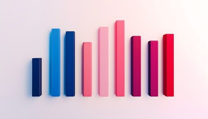 Poster - This image showcases a colorful bar chart, representing data analysis and visualization