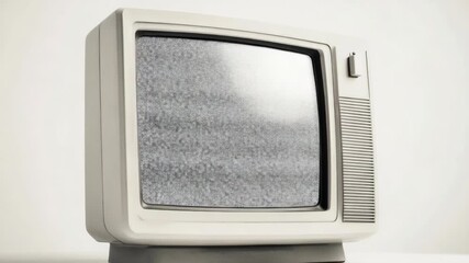 Poster - A small TV sitting on a table