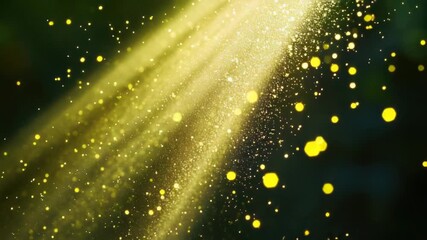 Wall Mural - a beam of light illuminates the darkness