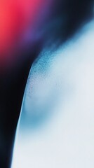 Aufkleber - Abstract background with a blue light curve against a dark gradient. Modern digital art concept for design and technology.