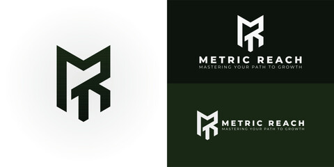 Poster - An MR emblem serves as a contemporary geometric symbol for Consulting and Professional Services, effectively conveying a sense of professionalism, trust, and commitment to growth and innovation.