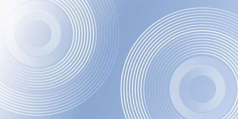 Poster - Abstract blue modern background with circle elements. Digital technology concept. modern eps10