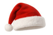 © PNG Kingdom  - Santa claus red hat featuring fluffy white trim, isolated, ready for festive holiday graphic design needs