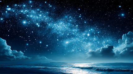 a beautiful night sky with a large number of stars