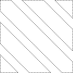 Leinwandbilder - Square dot line shapes. Design elements