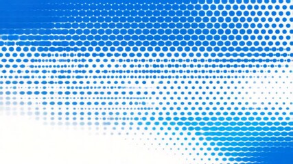 Poster - Dynamic Blue Dots Motion Graphic Animation for Modern Abstract Backgrounds
